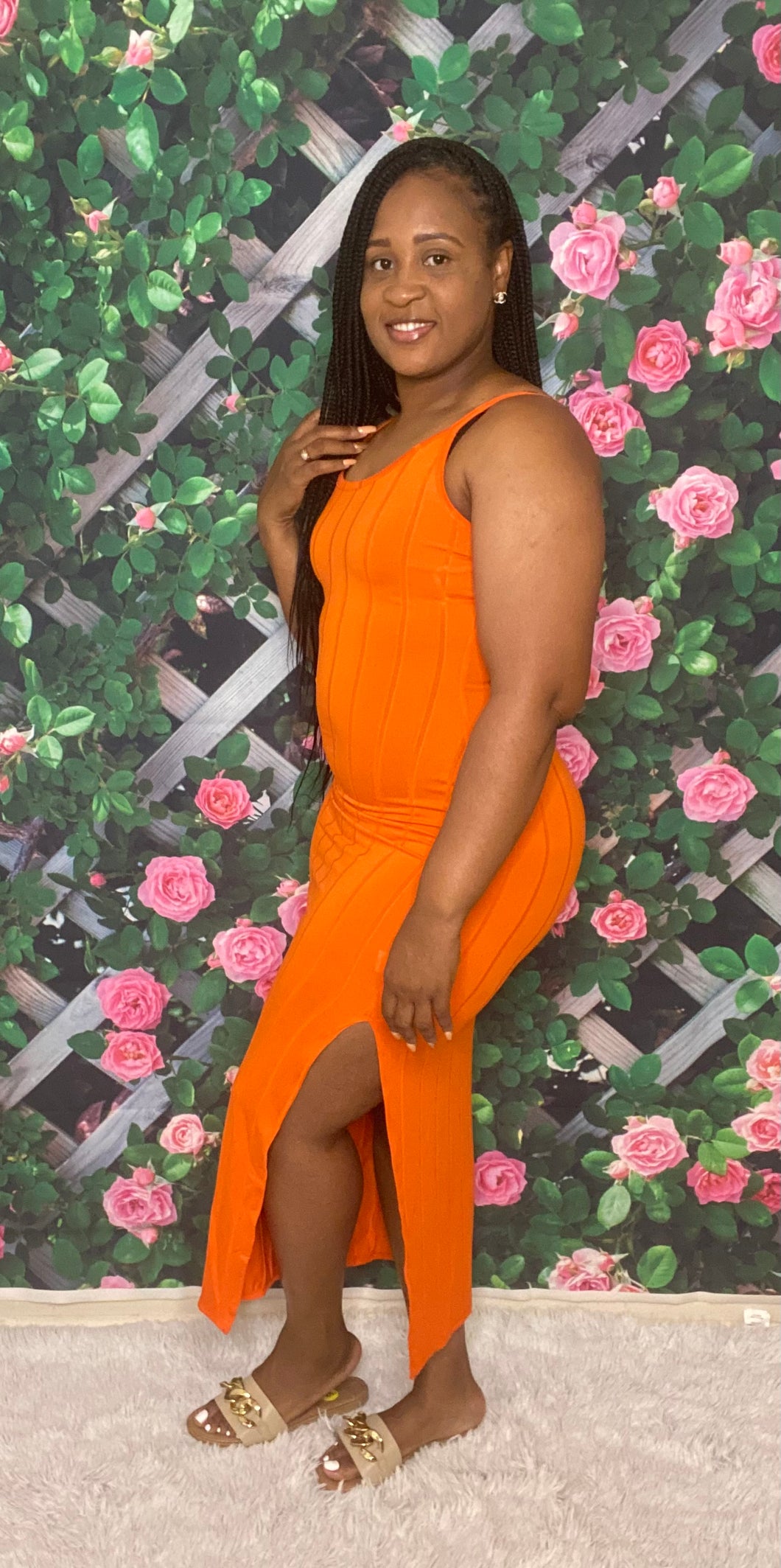 Slice of Cake Dress (Orange)